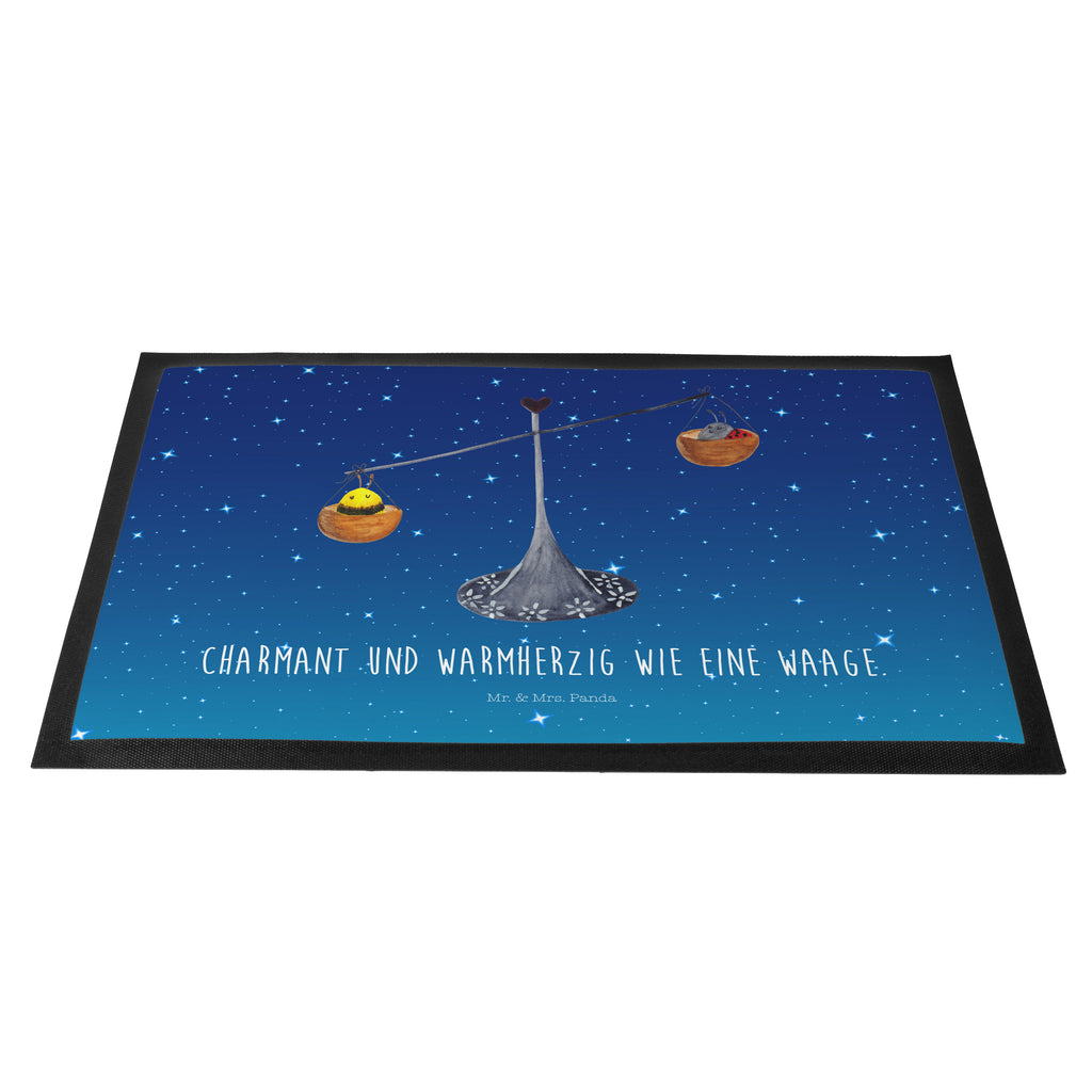 Fußmatte Sternzeichen Waage Türvorleger, Schmutzmatte, Fußabtreter, Matte, Schmutzfänger, Fußabstreifer, Schmutzfangmatte, Türmatte, Motivfußmatte, Haustürmatte, Vorleger, Tierkreiszeichen, Sternzeichen, Horoskop, Astrologie, Aszendent, Waage, Waage Geschenk, Waage Sternzeichen, Geschenk Oktober, Geschenk September, Geburtstag Oktober, Geburtstag September, Gleichgewicht, Marienkäfer, Hummel, Biene