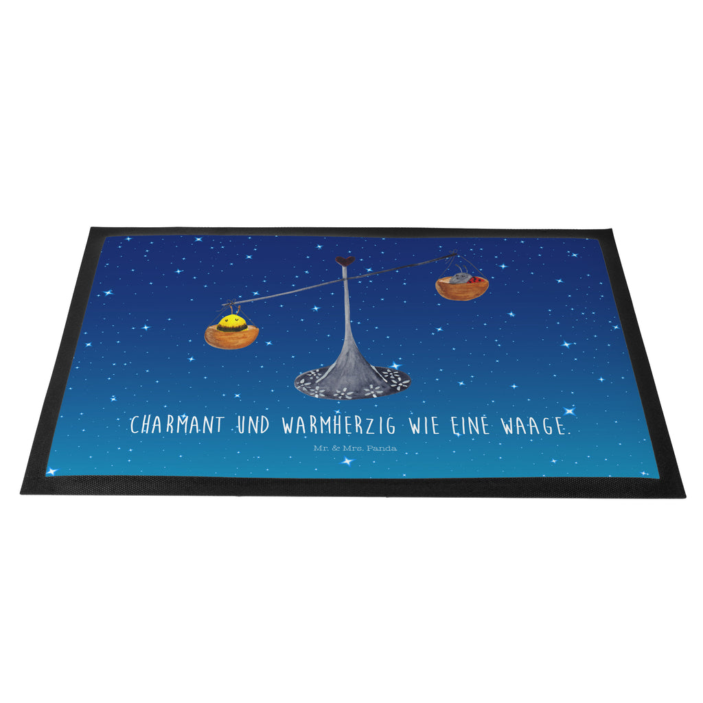 Fußmatte Sternzeichen Waage Türvorleger, Schmutzmatte, Fußabtreter, Matte, Schmutzfänger, Fußabstreifer, Schmutzfangmatte, Türmatte, Motivfußmatte, Haustürmatte, Vorleger, Tierkreiszeichen, Sternzeichen, Horoskop, Astrologie, Aszendent, Waage, Waage Geschenk, Waage Sternzeichen, Geschenk Oktober, Geschenk September, Geburtstag Oktober, Geburtstag September, Gleichgewicht, Marienkäfer, Hummel, Biene