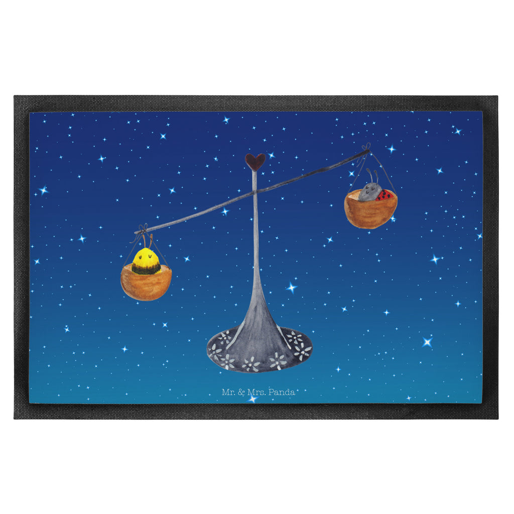 Fußmatte Sternzeichen Waage Türvorleger, Schmutzmatte, Fußabtreter, Matte, Schmutzfänger, Fußabstreifer, Schmutzfangmatte, Türmatte, Motivfußmatte, Haustürmatte, Vorleger, Tierkreiszeichen, Sternzeichen, Horoskop, Astrologie, Aszendent, Waage, Waage Geschenk, Waage Sternzeichen, Geschenk Oktober, Geschenk September, Geburtstag Oktober, Geburtstag September, Gleichgewicht, Marienkäfer, Hummel, Biene