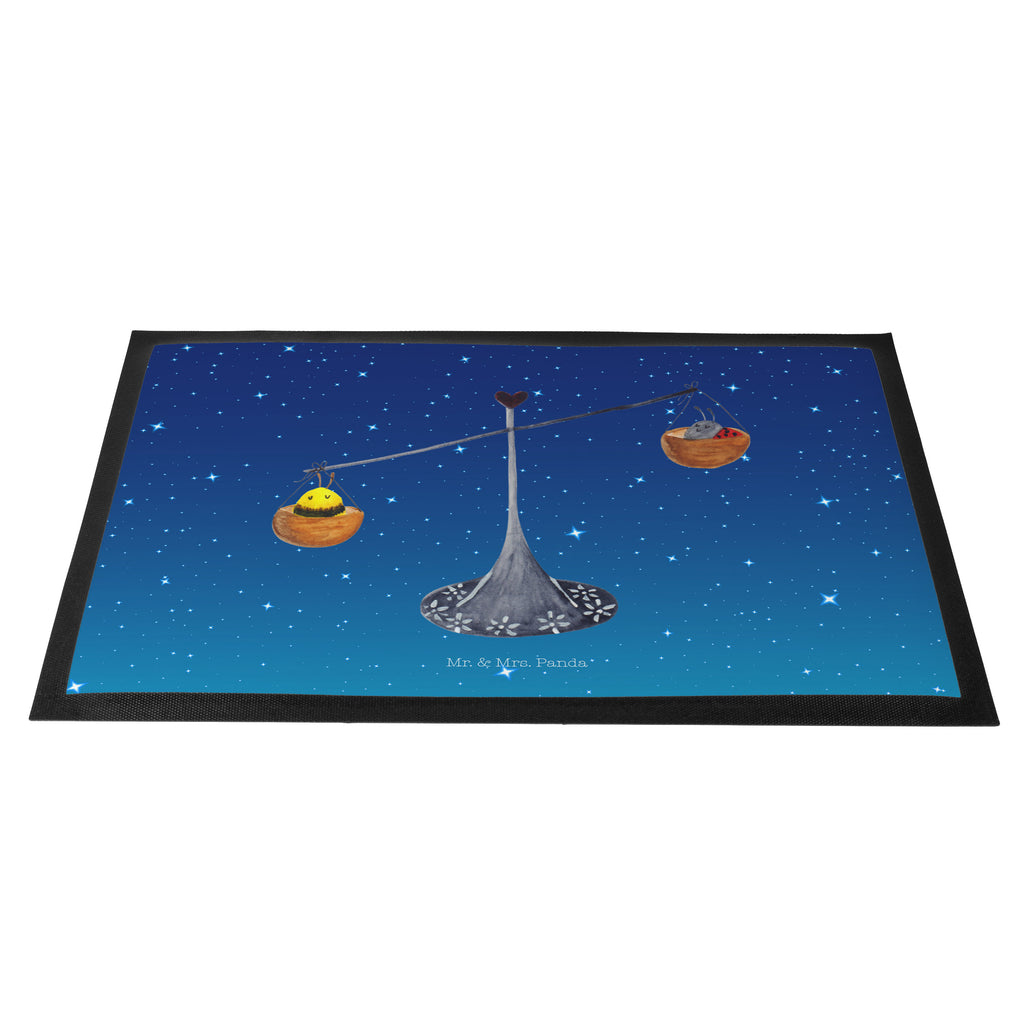 Fußmatte Sternzeichen Waage Türvorleger, Schmutzmatte, Fußabtreter, Matte, Schmutzfänger, Fußabstreifer, Schmutzfangmatte, Türmatte, Motivfußmatte, Haustürmatte, Vorleger, Tierkreiszeichen, Sternzeichen, Horoskop, Astrologie, Aszendent, Waage, Waage Geschenk, Waage Sternzeichen, Geschenk Oktober, Geschenk September, Geburtstag Oktober, Geburtstag September, Gleichgewicht, Marienkäfer, Hummel, Biene