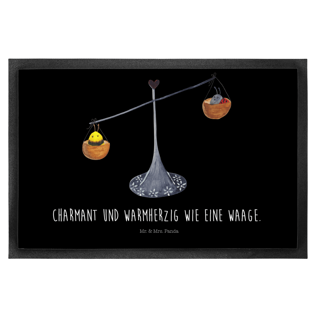 Fußmatte Sternzeichen Waage Türvorleger, Schmutzmatte, Fußabtreter, Matte, Schmutzfänger, Fußabstreifer, Schmutzfangmatte, Türmatte, Motivfußmatte, Haustürmatte, Vorleger, Tierkreiszeichen, Sternzeichen, Horoskop, Astrologie, Aszendent, Waage, Waage Geschenk, Waage Sternzeichen, Geschenk Oktober, Geschenk September, Geburtstag Oktober, Geburtstag September, Gleichgewicht, Marienkäfer, Hummel, Biene