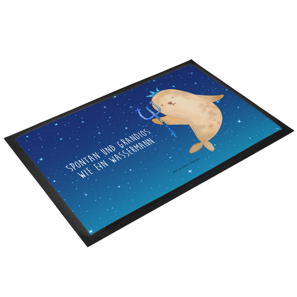 Fußmatte Sternzeichen Wassermann Türvorleger, Schmutzmatte, Fußabtreter, Matte, Schmutzfänger, Fußabstreifer, Schmutzfangmatte, Türmatte, Motivfußmatte, Haustürmatte, Vorleger, Tierkreiszeichen, Sternzeichen, Horoskop, Astrologie, Aszendent, Meermann, Nix, Wassermann Geschenk, Wassermann Sternzeichen, Geschenk Januar, Geschenk Februar, Geburtstag Januar, Geburtstag Februar, Meer Geschenk