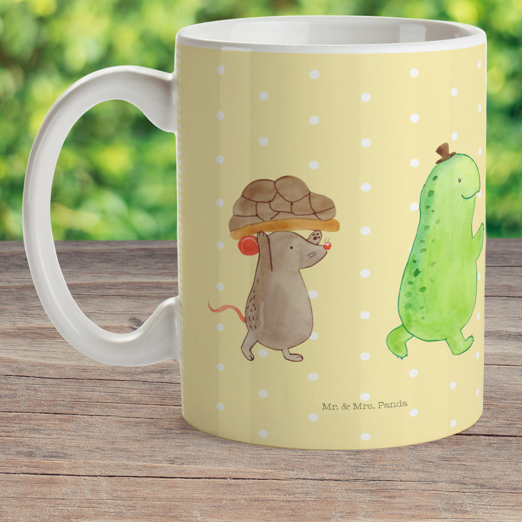 Kindertasse Schildkröte & Maus Kunststoff Tasse, Kindergarten, Tasse, Trinkbecher, Camping Becher, Kaffeetasse, Kunststoffbecher, Kindergartenbecher, Outdoorgeschirr, Kunststoffgeschirr, Reisebecher, Reisetasse, Kinderbecher, Schildkröte, Maus, Freunde, Freundinnen, beste Freunde, beste Freundinnen