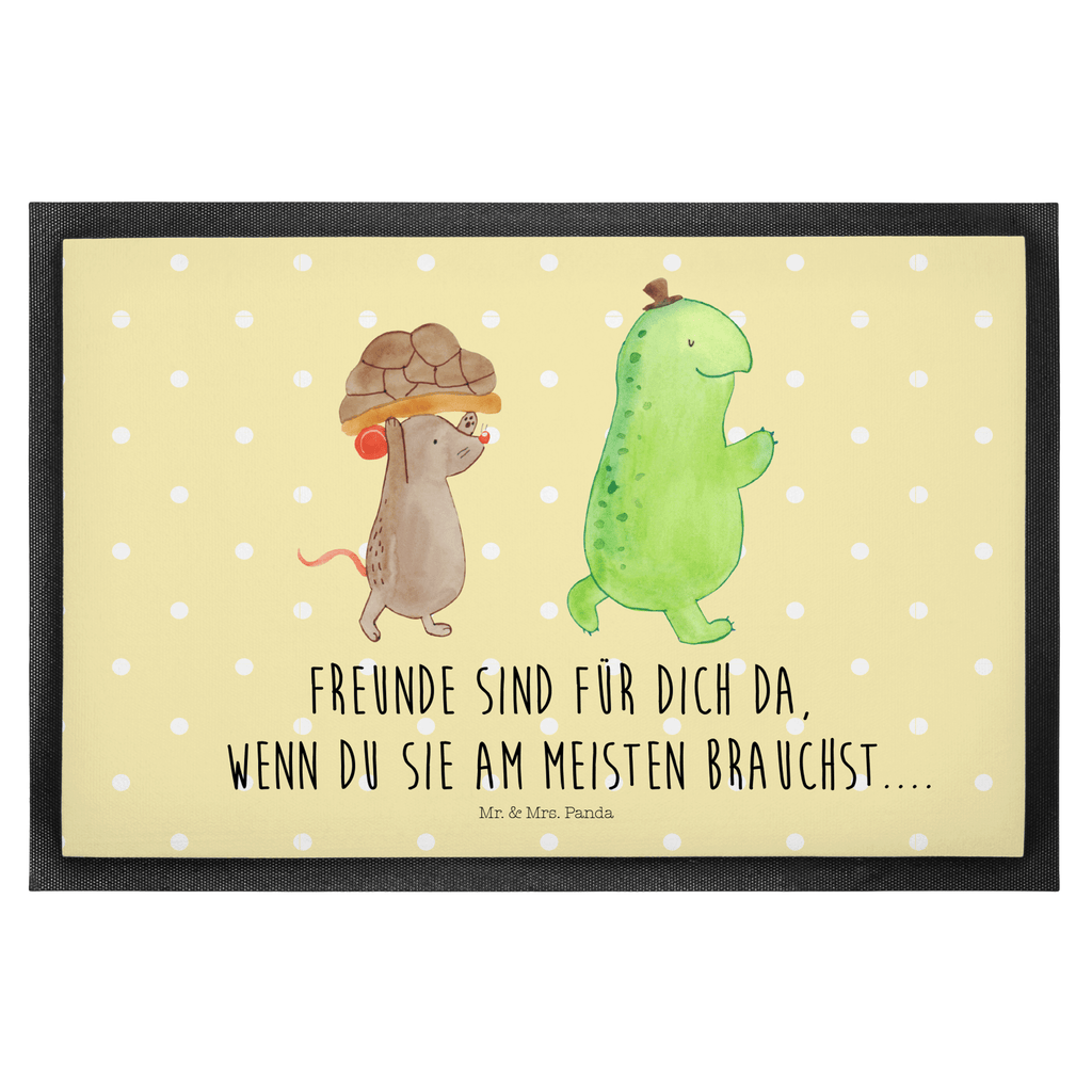 Fußmatte Schildkröte & Maus Schildkröte, Maus, Freunde, Freundinnen, beste Freunde, beste Freundinnen Türvorleger, Schmutzmatte, Fußabtreter, Matte, Schmutzfänger, Fußabstreifer, Schmutzfangmatte, Türmatte, Motivfußmatte,  Haustürmatte, Vorleger  Schildkröte