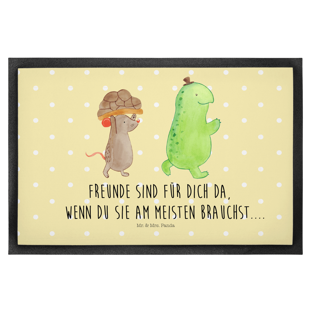 Fußmatte Schildkröte & Maus Schildkröte, Maus, Freunde, Freundinnen, beste Freunde, beste Freundinnen Türvorleger, Schmutzmatte, Fußabtreter, Matte, Schmutzfänger, Fußabstreifer, Schmutzfangmatte, Türmatte, Motivfußmatte,  Haustürmatte, Vorleger  Schildkröte