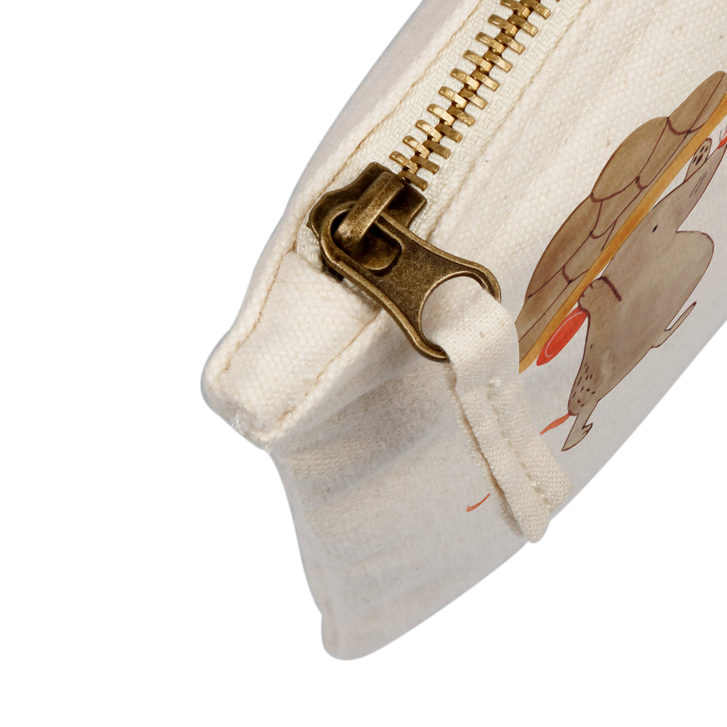 Schminktasche Schildkröte & Maus Schminktasche, Kosmetiktasche, Kosmetikbeutel, Stiftemäppchen, Etui, Federmappe, Makeup, XXL, Schminketui, Kosmetiketui, Schlamperetui, Schildkröte, Maus, Freunde, Freundinnen, beste Freunde, beste Freundinnen