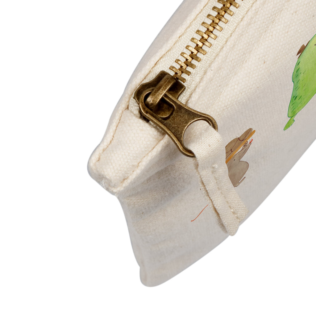 Schminktasche Schildkröte & Maus Schminktasche, Kosmetiktasche, Kosmetikbeutel, Stiftemäppchen, Etui, Federmappe, Makeup, XXL, Schminketui, Kosmetiketui, Schlamperetui, Schildkröte, Maus, Freunde, Freundinnen, beste Freunde, beste Freundinnen