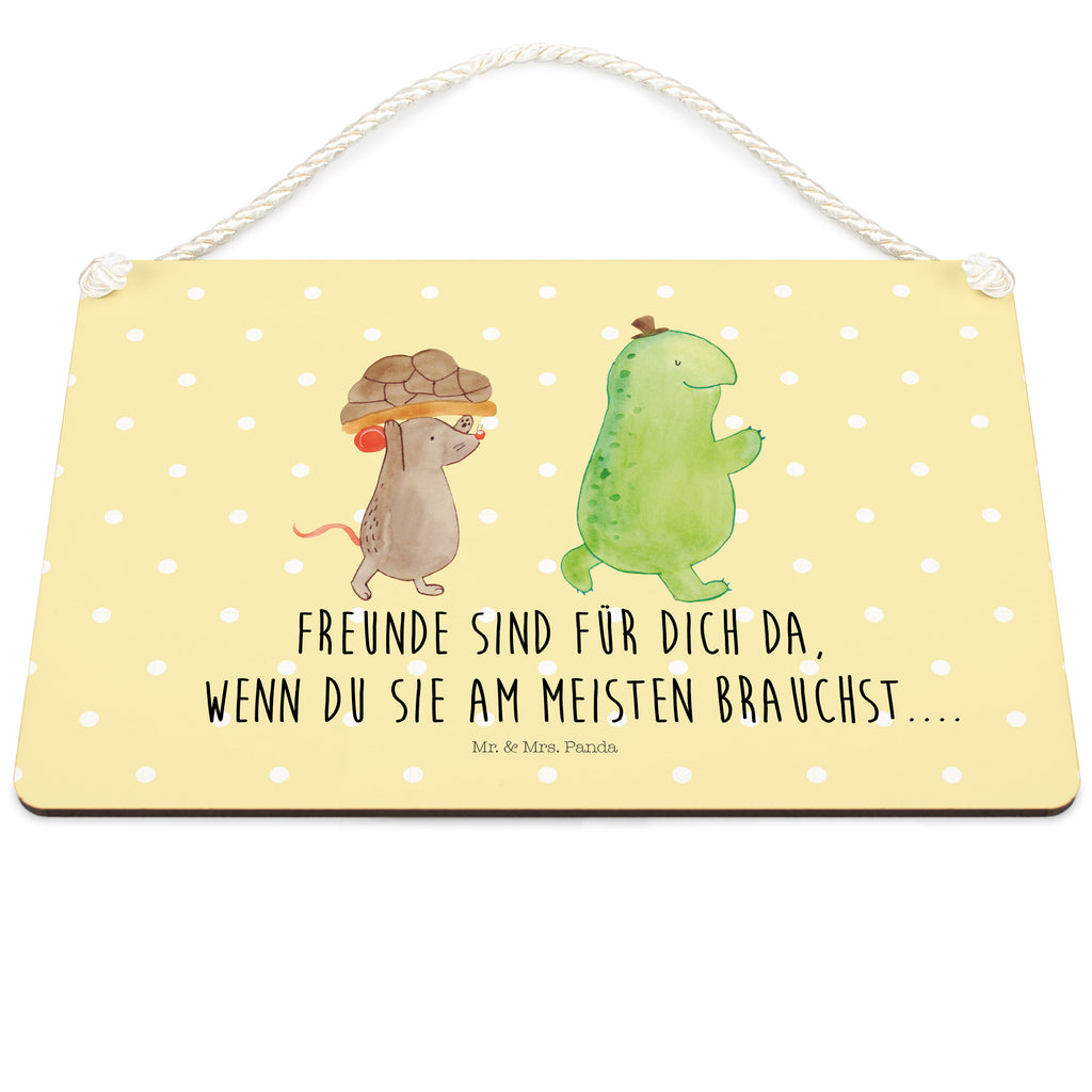 Deko Schild Schildkröte & Maus Dekoschild, Deko Schild, Schild, Tür Schild, Türschild, Holzschild, Wandschild, Wanddeko, Schildkröte, Maus, Freunde, Freundinnen, beste Freunde, beste Freundinnen