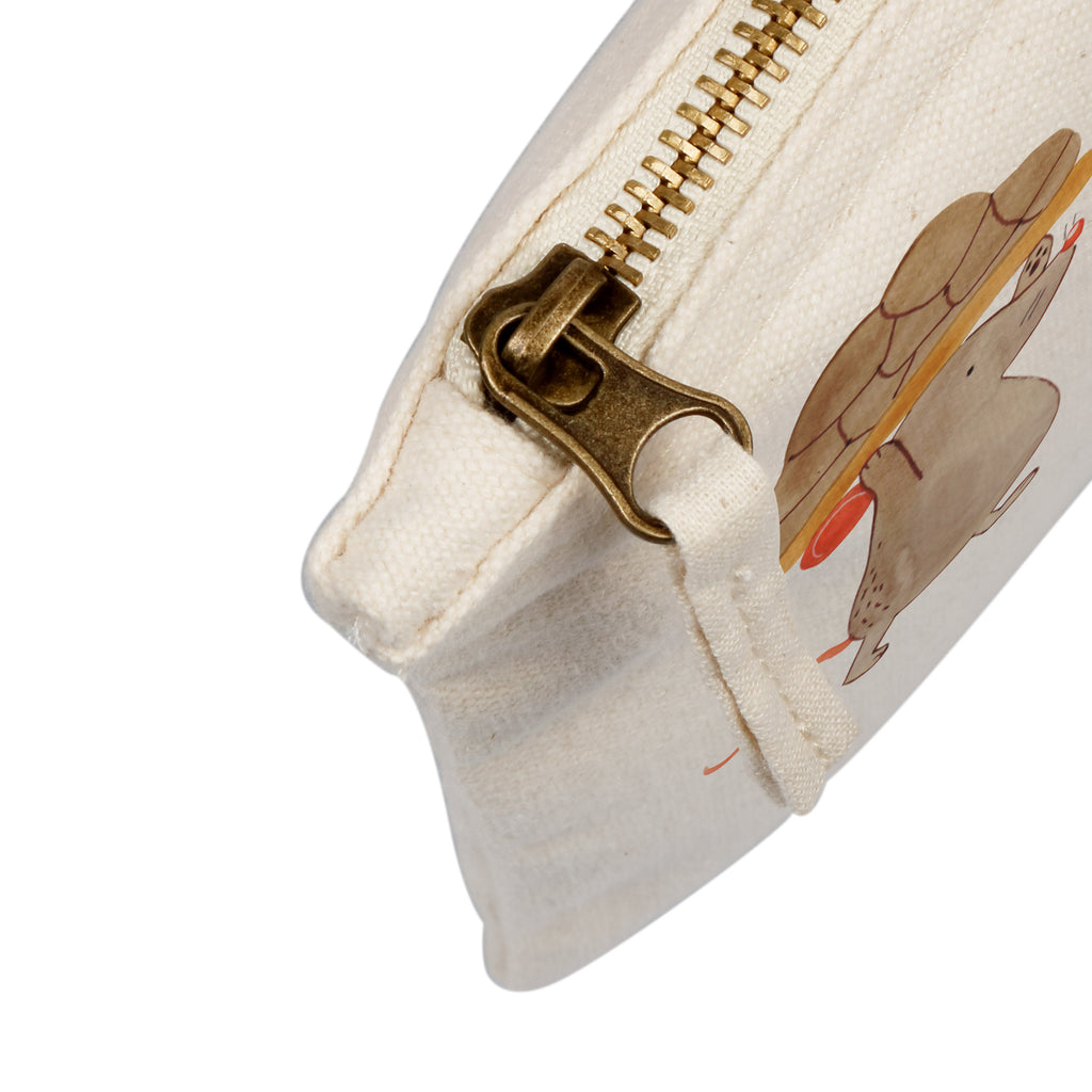 Schminktasche Schildkröte & Maus Schminktasche, Kosmetiktasche, Kosmetikbeutel, Stiftemäppchen, Etui, Federmappe, Makeup, XXL, Schminketui, Kosmetiketui, Schlamperetui, Schildkröte, Maus, Freunde, Freundinnen, beste Freunde, beste Freundinnen