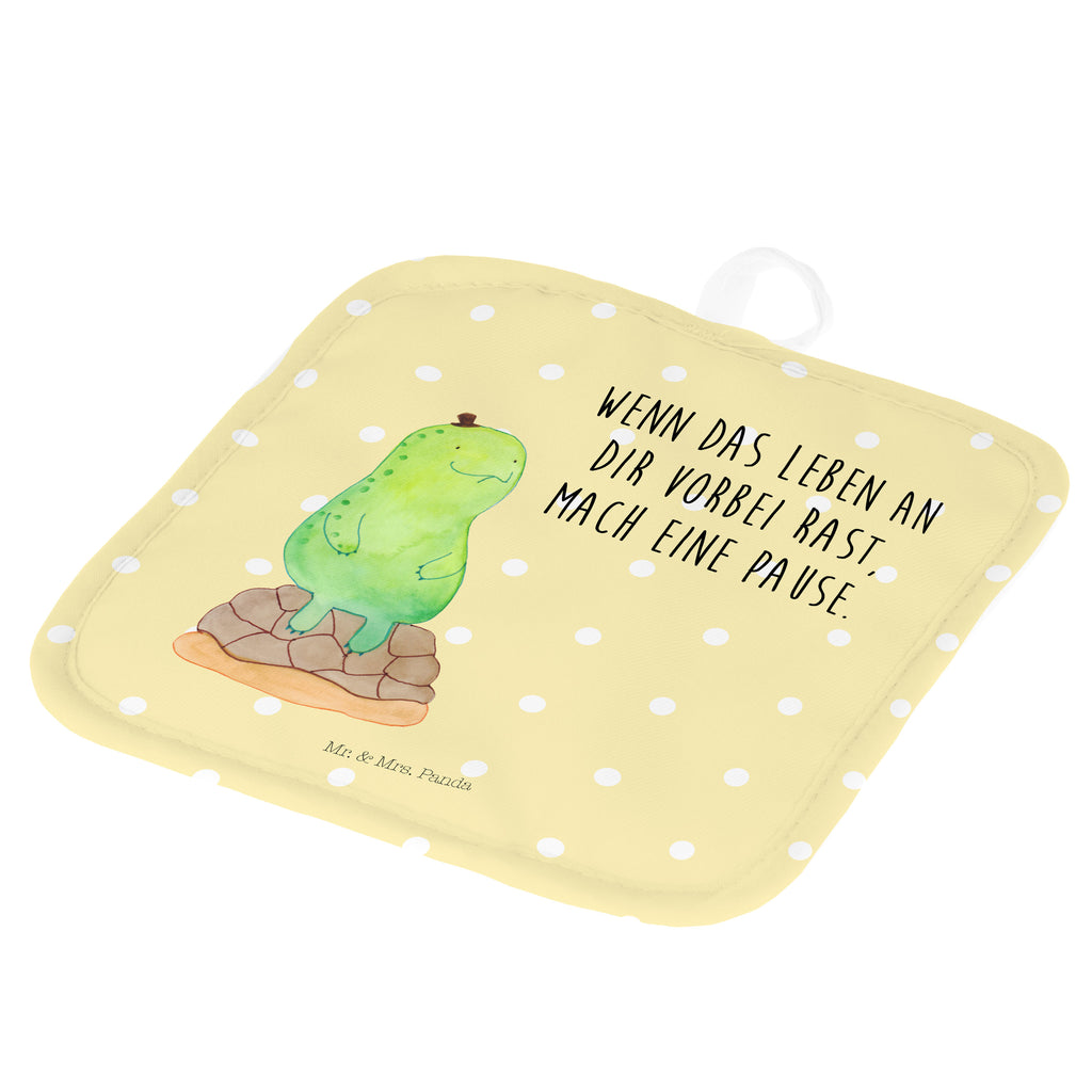 2er Set Topflappen  Schildkröte pausiert Topflappen, Topfuntersetzer, Ofenhandschuh, Topflappen Set, Topflappen lustig, Topflappen mit Spruch, Schildkröte, Achtsamkeit, Entschleunigen, achtsam