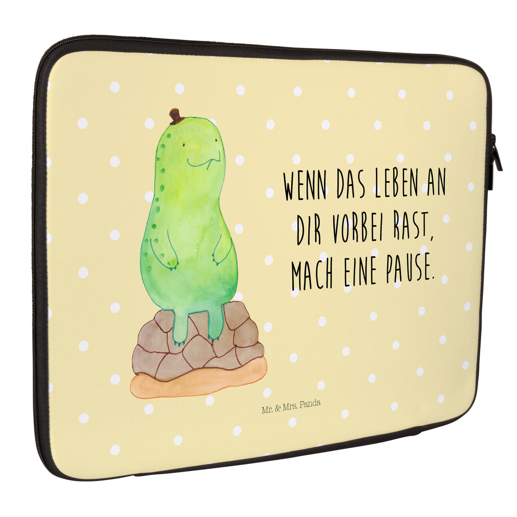 33 x 42 Notebook Tasche Schildkröte pausiert Notebook Tasche, Laptop, Computertasche, Tasche, Schutzhülle, Schildkröte, Achtsamkeit, Entschleunigen, achtsam