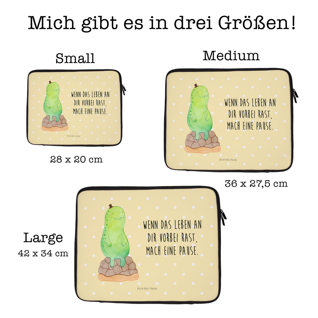 33 x 42 Notebook Tasche Schildkröte pausiert Notebook Tasche, Laptop, Computertasche, Tasche, Schutzhülle, Schildkröte, Achtsamkeit, Entschleunigen, achtsam