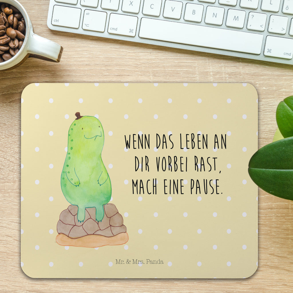 Mauspad Schildkröte pausiert Mousepad, Computer zubehör, Büroausstattung, PC Zubehör, Arbeitszimmer, Mauspad, Einzigartiges Mauspad, Designer Mauspad, Schildkröte, Achtsamkeit, Entschleunigen, achtsam