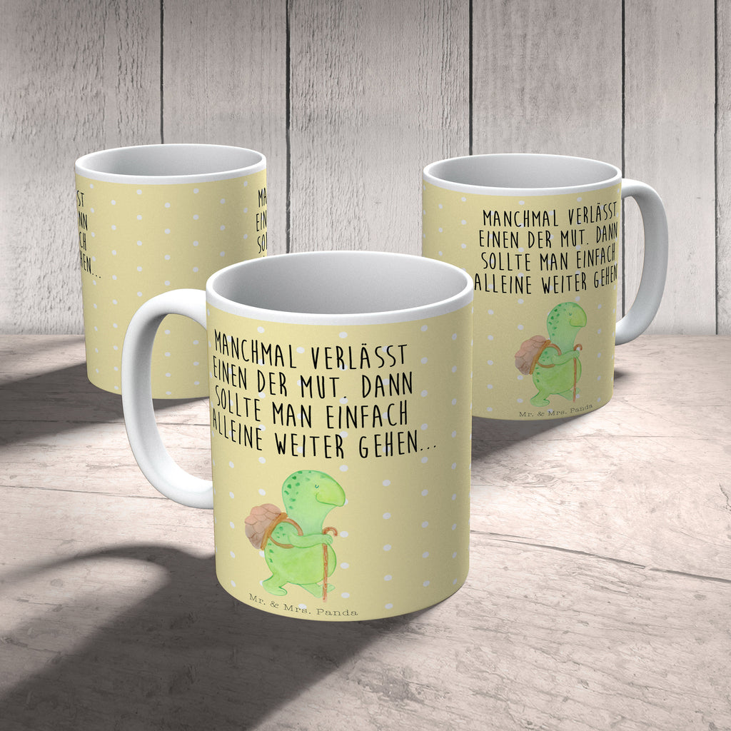 Tasse Schildkröte Wanderer Schildkröte, Schildkröten, Motivation, Motivationsspruch, Motivationssprüche, Neuanfang Becher, Kaffeetasse, Kaffeebecher, Tee, Frühstück, Büro  Schildkröte