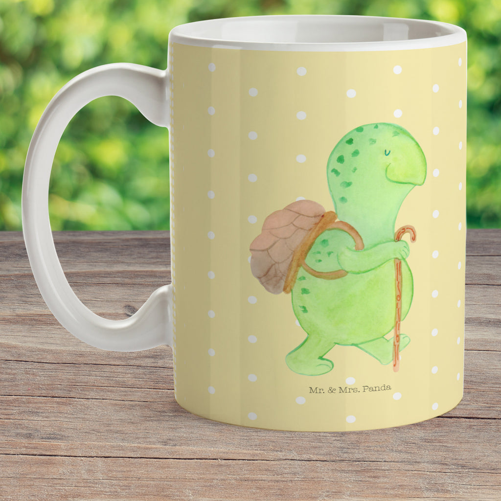 Kindertasse Schildkröte Wanderer Kunststoff Tasse, Kindergarten, Tasse, Trinkbecher, Camping Becher, Kaffeetasse, Kunststoffbecher, Kindergartenbecher, Outdoorgeschirr, Kunststoffgeschirr, Reisebecher, Reisetasse, Kinderbecher, Schildkröte, Schildkröten, Motivation, Motivationsspruch, Motivationssprüche, Neuanfang