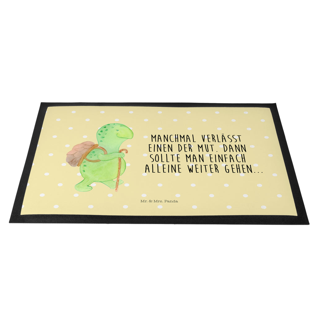 Fußmatte Schildkröte Wanderer Schildkröte, Schildkröten, Motivation, Motivationsspruch, Motivationssprüche, Neuanfang Türvorleger, Schmutzmatte, Fußabtreter, Matte, Schmutzfänger, Fußabstreifer, Schmutzfangmatte, Türmatte, Motivfußmatte,  Haustürmatte, Vorleger  Schildkröte