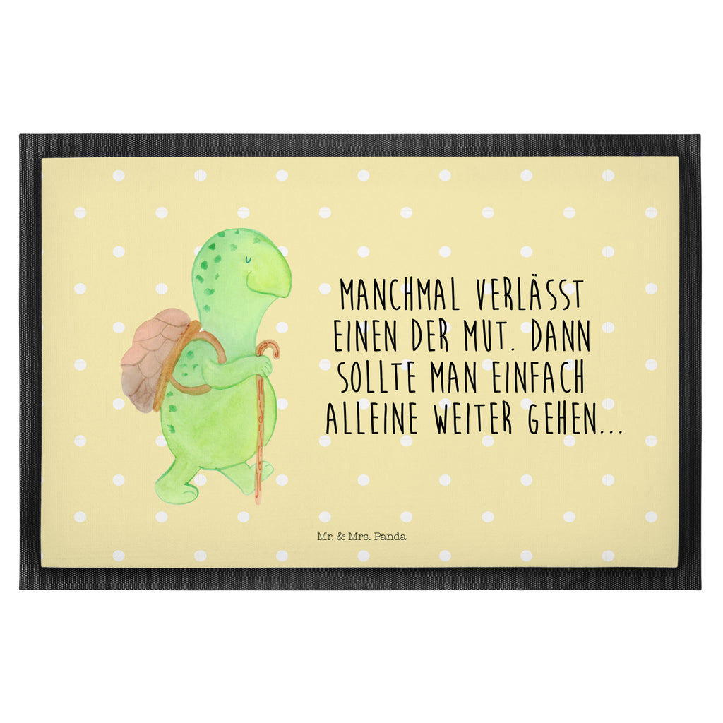 Fußmatte Schildkröte Wanderer Schildkröte, Schildkröten, Motivation, Motivationsspruch, Motivationssprüche, Neuanfang Türvorleger, Schmutzmatte, Fußabtreter, Matte, Schmutzfänger, Fußabstreifer, Schmutzfangmatte, Türmatte, Motivfußmatte,  Haustürmatte, Vorleger  Schildkröte