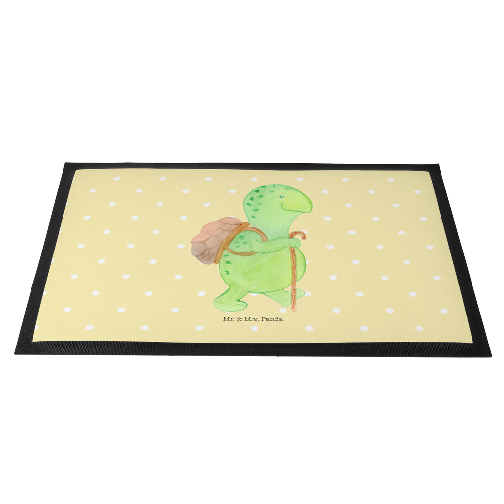 Fußmatte Schildkröte Wanderer Schildkröte, Schildkröten, Motivation, Motivationsspruch, Motivationssprüche, Neuanfang Türvorleger, Schmutzmatte, Fußabtreter, Matte, Schmutzfänger, Fußabstreifer, Schmutzfangmatte, Türmatte, Motivfußmatte,  Haustürmatte, Vorleger  Schildkröte