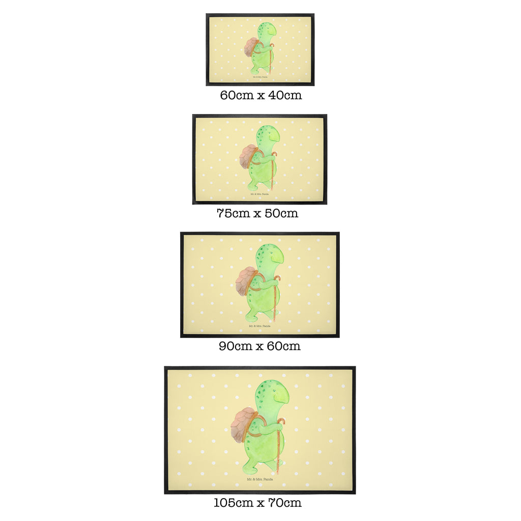Fußmatte Schildkröte Wanderer Schildkröte, Schildkröten, Motivation, Motivationsspruch, Motivationssprüche, Neuanfang Türvorleger, Schmutzmatte, Fußabtreter, Matte, Schmutzfänger, Fußabstreifer, Schmutzfangmatte, Türmatte, Motivfußmatte,  Haustürmatte, Vorleger  Schildkröte