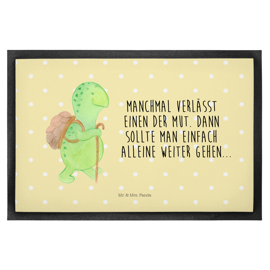 Fußmatte Schildkröte Wanderer Schildkröte, Schildkröten, Motivation, Motivationsspruch, Motivationssprüche, Neuanfang Türvorleger, Schmutzmatte, Fußabtreter, Matte, Schmutzfänger, Fußabstreifer, Schmutzfangmatte, Türmatte, Motivfußmatte,  Haustürmatte, Vorleger  Schildkröte