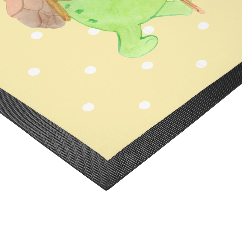 Fußmatte Schildkröte Wanderer Schildkröte, Schildkröten, Motivation, Motivationsspruch, Motivationssprüche, Neuanfang Türvorleger, Schmutzmatte, Fußabtreter, Matte, Schmutzfänger, Fußabstreifer, Schmutzfangmatte, Türmatte, Motivfußmatte,  Haustürmatte, Vorleger  Schildkröte