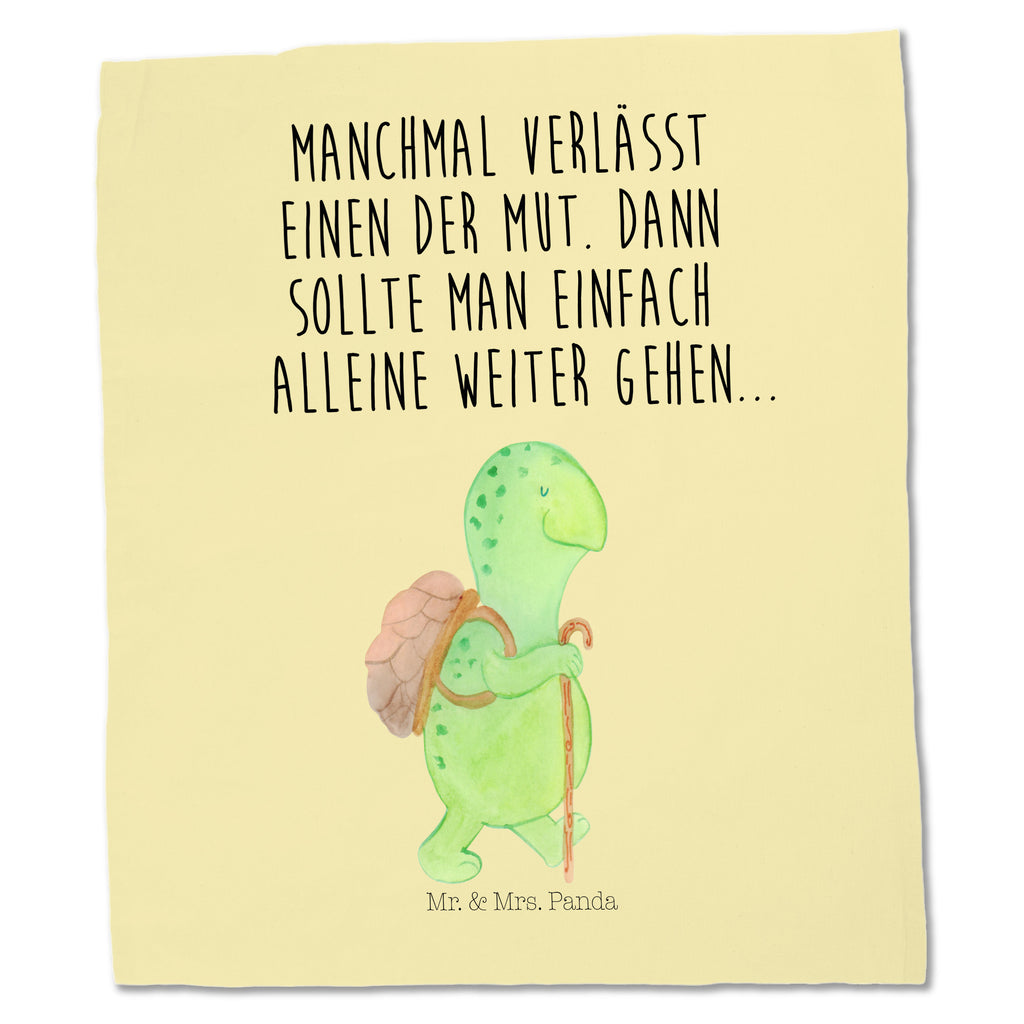 Tragetasche Schildkröte Wanderer Beuteltasche, Beutel, Einkaufstasche, Jutebeutel, Stoffbeutel, Schildkröte, Schildkröten, Motivation, Motivationsspruch, Motivationssprüche, Neuanfang