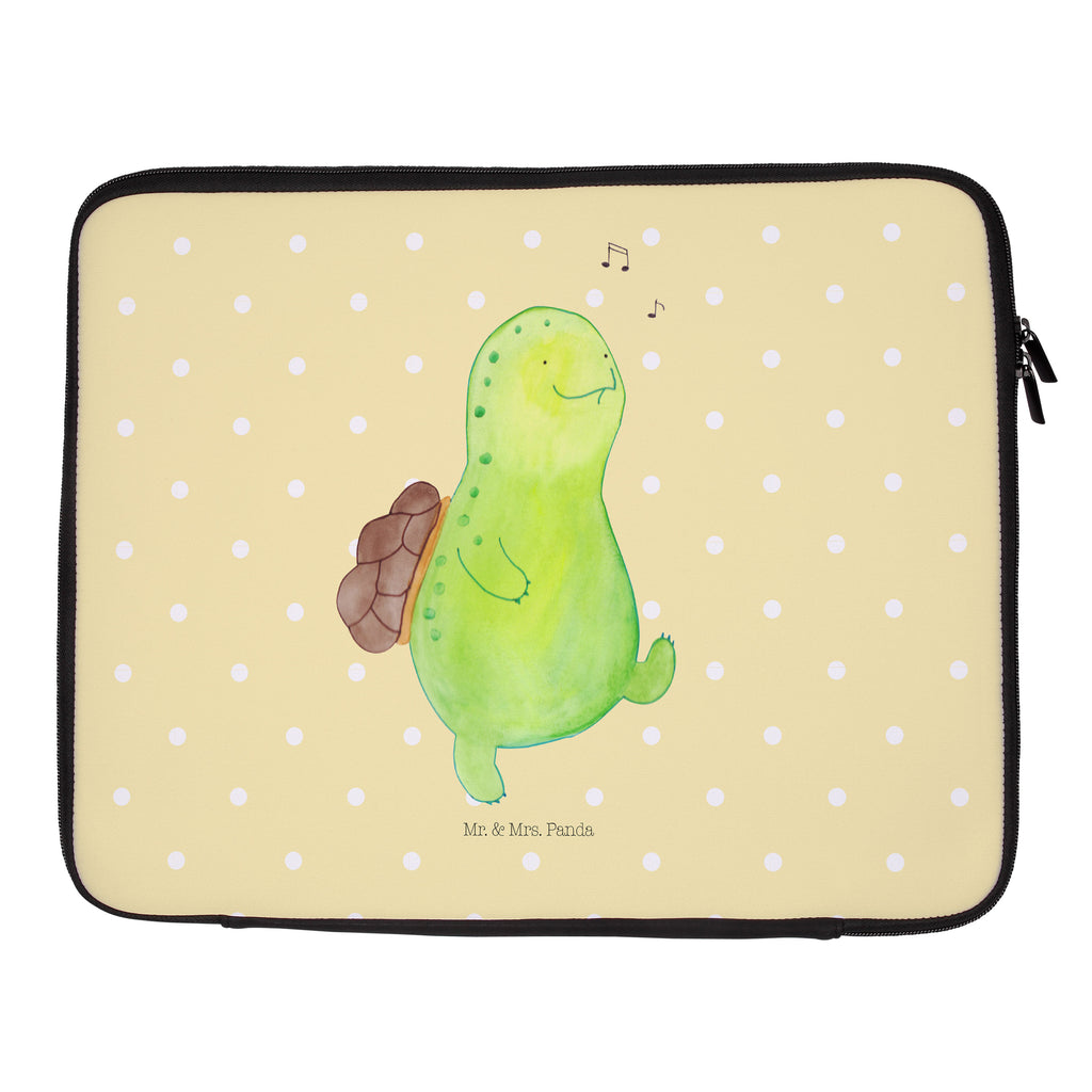 20 x 28 Notebook Tasche  Schildkröte pfeift Notebook Tasche, Laptop, Computertasche, Tasche, Schildkröte, Schildi, Schildkröten, fröhlich, Glück, Motivation, Lebensfreude, Depression, Trennung, Neuanfang