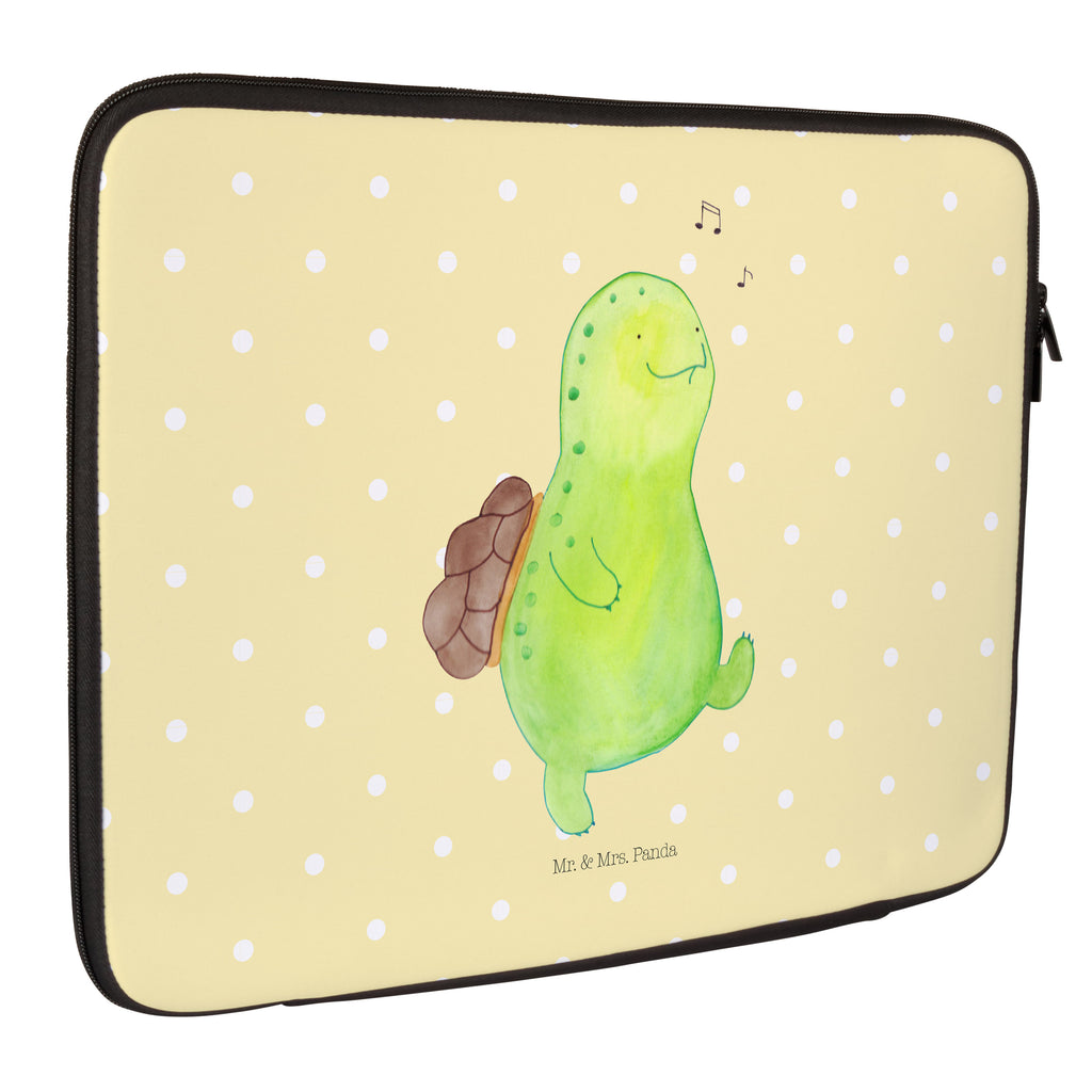 20 x 28 Notebook Tasche  Schildkröte pfeift Notebook Tasche, Laptop, Computertasche, Tasche, Schildkröte, Schildi, Schildkröten, fröhlich, Glück, Motivation, Lebensfreude, Depression, Trennung, Neuanfang
