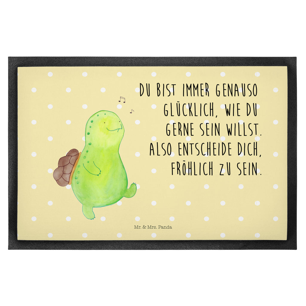 Fußmatte Schildkröte pfeift Schildkröte, Schildi, Schildkröten, fröhlich, Glück, Motivation, Lebensfreude, Depression, Trennung, Neuanfang Türvorleger, Schmutzmatte, Fußabtreter, Matte, Schmutzfänger, Fußabstreifer, Schmutzfangmatte, Türmatte, Motivfußmatte,  Haustürmatte, Vorleger  Schildkröte