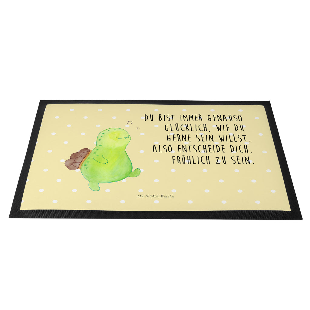 Fußmatte Schildkröte pfeift Schildkröte, Schildi, Schildkröten, fröhlich, Glück, Motivation, Lebensfreude, Depression, Trennung, Neuanfang Türvorleger, Schmutzmatte, Fußabtreter, Matte, Schmutzfänger, Fußabstreifer, Schmutzfangmatte, Türmatte, Motivfußmatte,  Haustürmatte, Vorleger  Schildkröte