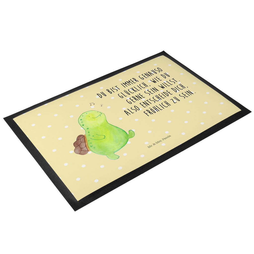 Fußmatte Schildkröte pfeift Schildkröte, Schildi, Schildkröten, fröhlich, Glück, Motivation, Lebensfreude, Depression, Trennung, Neuanfang Türvorleger, Schmutzmatte, Fußabtreter, Matte, Schmutzfänger, Fußabstreifer, Schmutzfangmatte, Türmatte, Motivfußmatte,  Haustürmatte, Vorleger  Schildkröte