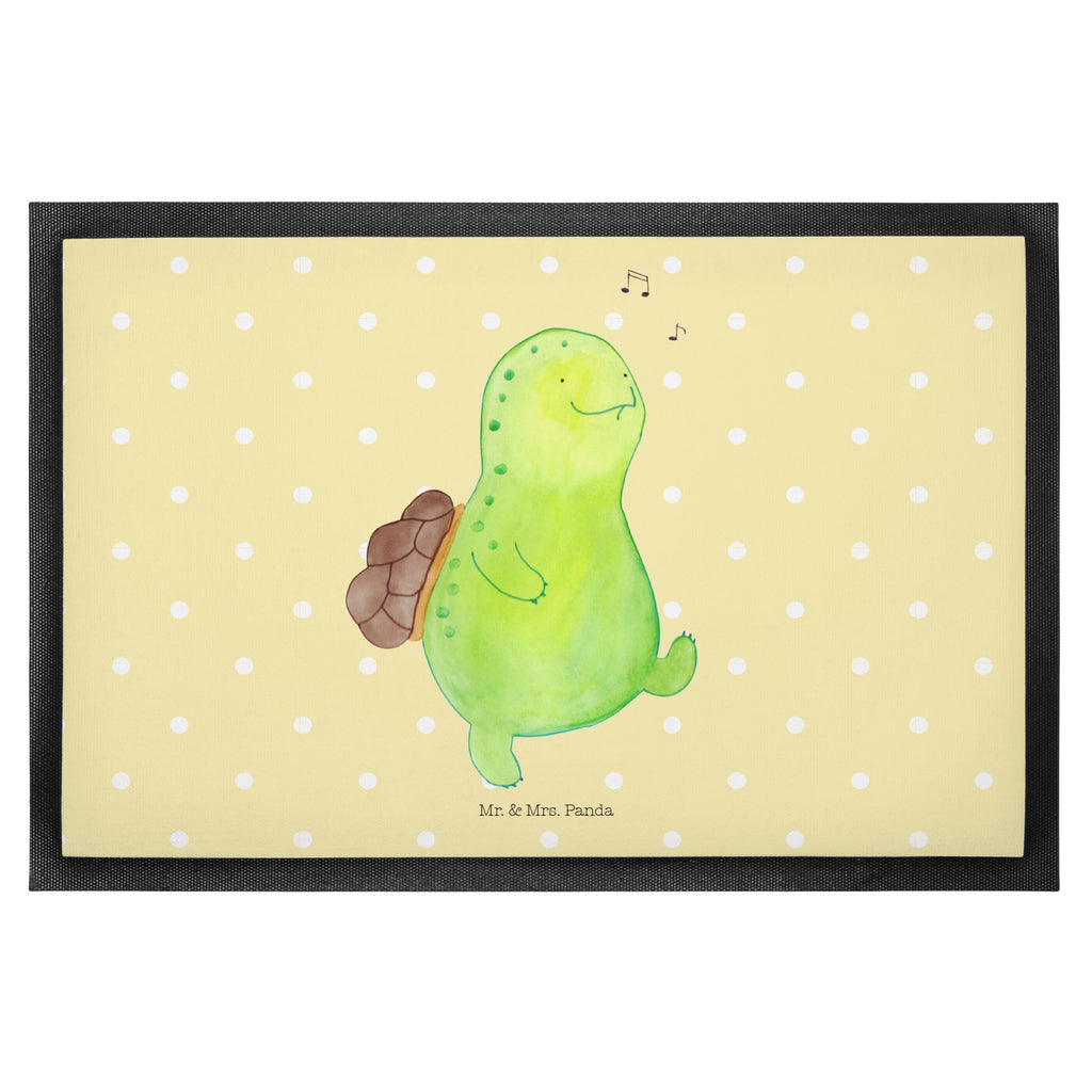 Fußmatte Schildkröte pfeift Schildkröte, Schildi, Schildkröten, fröhlich, Glück, Motivation, Lebensfreude, Depression, Trennung, Neuanfang Türvorleger, Schmutzmatte, Fußabtreter, Matte, Schmutzfänger, Fußabstreifer, Schmutzfangmatte, Türmatte, Motivfußmatte,  Haustürmatte, Vorleger  Schildkröte