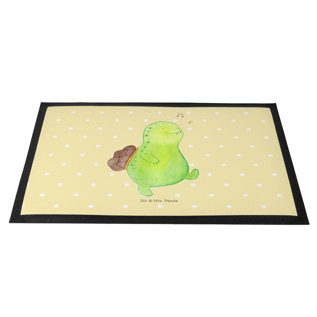 Fußmatte Schildkröte pfeift Schildkröte, Schildi, Schildkröten, fröhlich, Glück, Motivation, Lebensfreude, Depression, Trennung, Neuanfang Türvorleger, Schmutzmatte, Fußabtreter, Matte, Schmutzfänger, Fußabstreifer, Schmutzfangmatte, Türmatte, Motivfußmatte,  Haustürmatte, Vorleger  Schildkröte