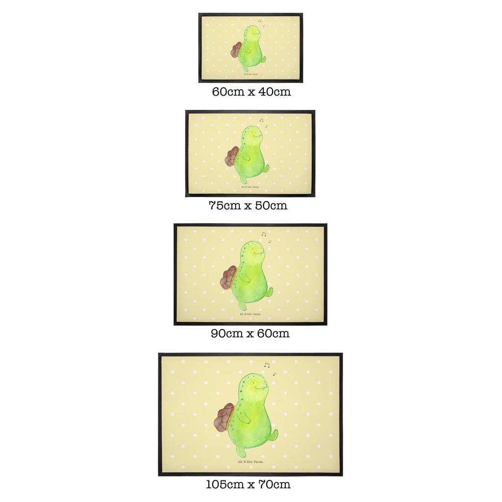 Fußmatte Schildkröte pfeift Schildkröte, Schildi, Schildkröten, fröhlich, Glück, Motivation, Lebensfreude, Depression, Trennung, Neuanfang Türvorleger, Schmutzmatte, Fußabtreter, Matte, Schmutzfänger, Fußabstreifer, Schmutzfangmatte, Türmatte, Motivfußmatte,  Haustürmatte, Vorleger  Schildkröte