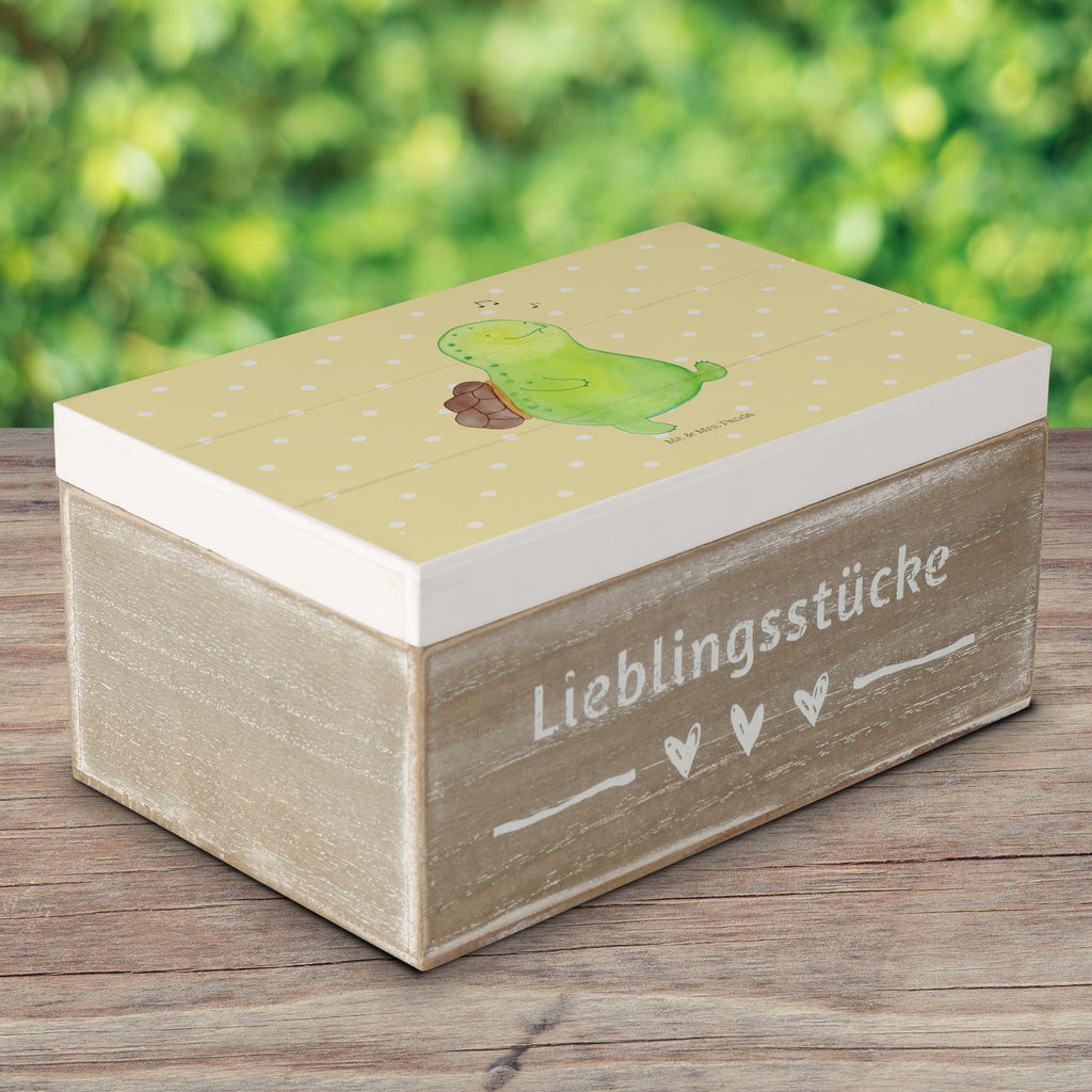 Holzkiste Schildkröte pfeift Holzkiste, Kiste, Schatzkiste, Truhe, Schatulle, XXL, Erinnerungsbox, Erinnerungskiste, Dekokiste, Aufbewahrungsbox, Schildkröte, Schildi, Schildkröten, fröhlich, Glück, Motivation, Lebensfreude, Depression, Trennung, Neuanfang