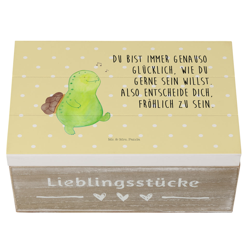 Holzkiste Schildkröte pfeift Holzkiste, Kiste, Schatzkiste, Truhe, Schatulle, XXL, Erinnerungsbox, Erinnerungskiste, Dekokiste, Aufbewahrungsbox, Schildkröte, Schildi, Schildkröten, fröhlich, Glück, Motivation, Lebensfreude, Depression, Trennung, Neuanfang