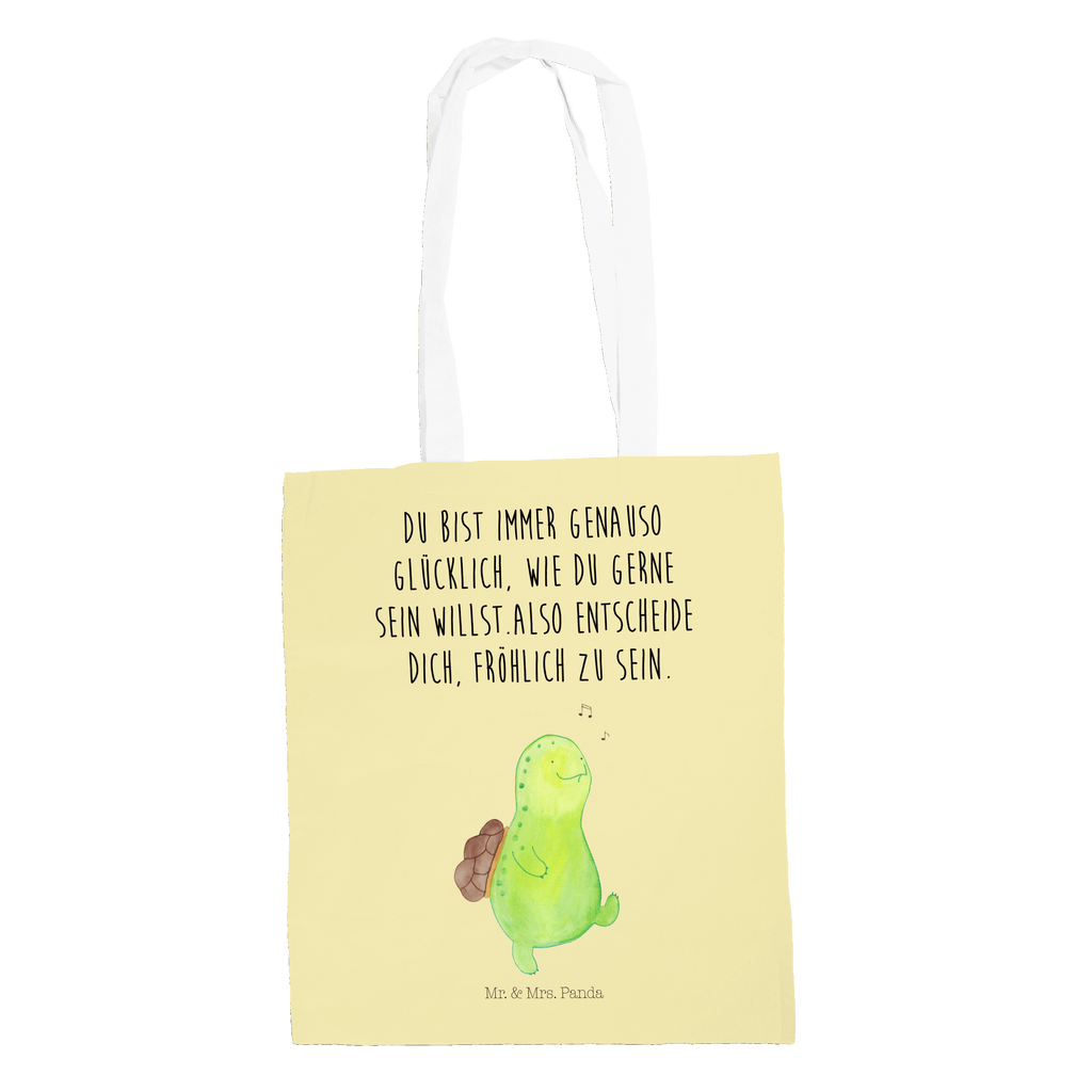 Tragetasche Schildkröte pfeift Beuteltasche, Beutel, Einkaufstasche, Jutebeutel, Stoffbeutel, Schildkröte, Schildi, Schildkröten, fröhlich, Glück, Motivation, Lebensfreude, Depression, Trennung, Neuanfang