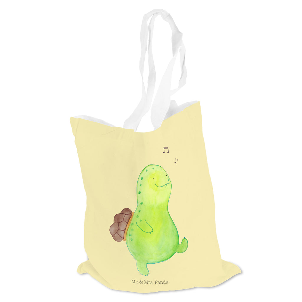 Tragetasche Schildkröte pfeift Beuteltasche, Beutel, Einkaufstasche, Jutebeutel, Stoffbeutel, Schildkröte, Schildi, Schildkröten, fröhlich, Glück, Motivation, Lebensfreude, Depression, Trennung, Neuanfang