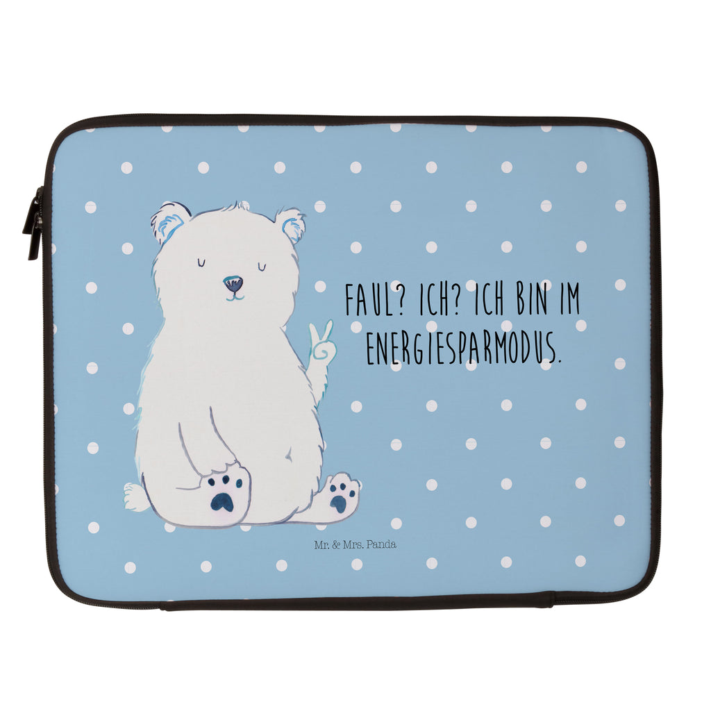 20 x 28 Notebook Tasche  Eisbär Faul Notebook Tasche, Laptop, Computertasche, Tasche, Bär, Teddy, Teddybär, Eisbär, Nordpol, Faul, Entspannen, Relaxen, Büro, Arbeit, Bürojob, Arbeitsplatz, Homeoffice