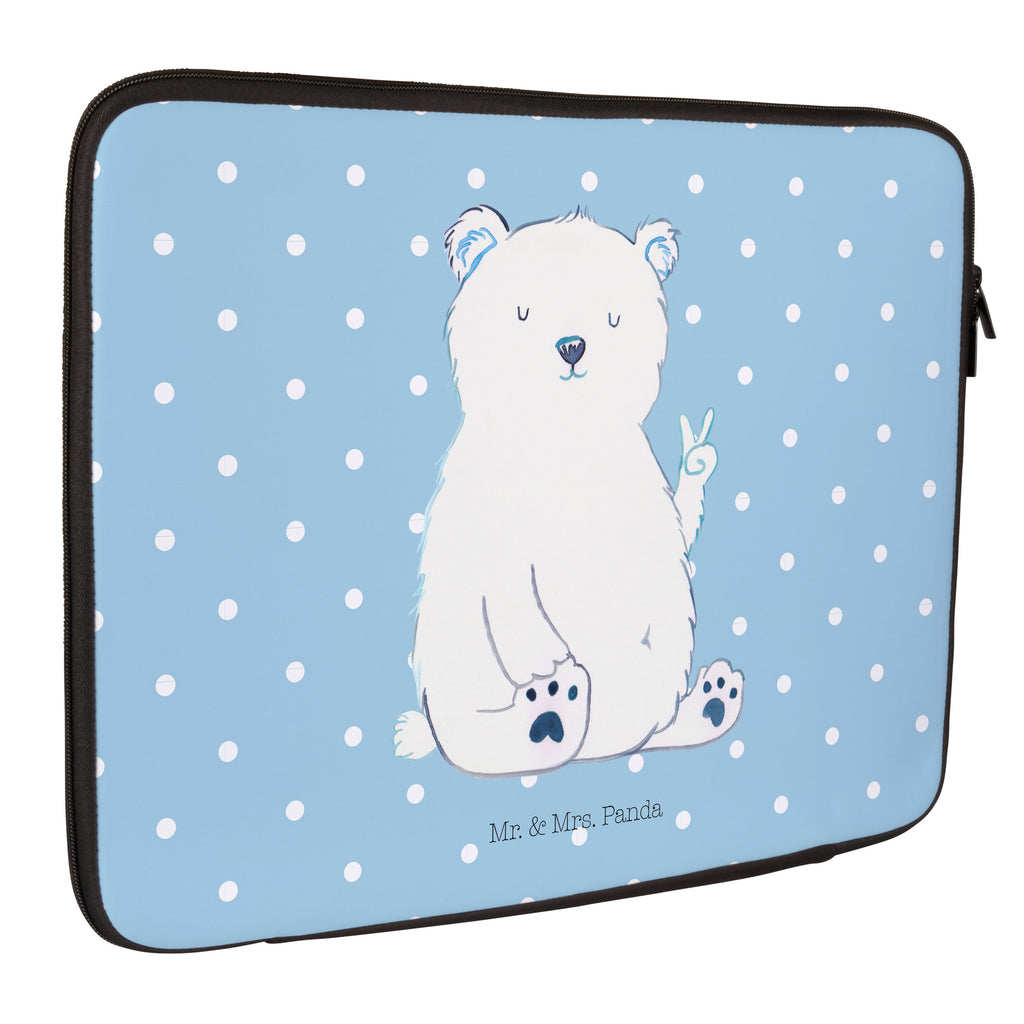 20 x 28 Notebook Tasche  Eisbär Faul Notebook Tasche, Laptop, Computertasche, Tasche, Bär, Teddy, Teddybär, Eisbär, Nordpol, Faul, Entspannen, Relaxen, Büro, Arbeit, Bürojob, Arbeitsplatz, Homeoffice