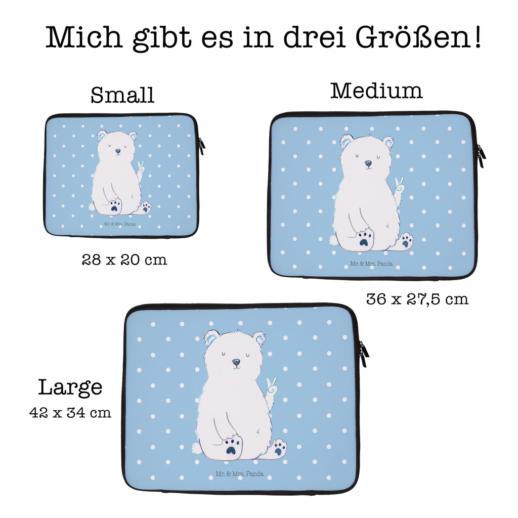 20 x 28 Notebook Tasche  Eisbär Faul Notebook Tasche, Laptop, Computertasche, Tasche, Bär, Teddy, Teddybär, Eisbär, Nordpol, Faul, Entspannen, Relaxen, Büro, Arbeit, Bürojob, Arbeitsplatz, Homeoffice