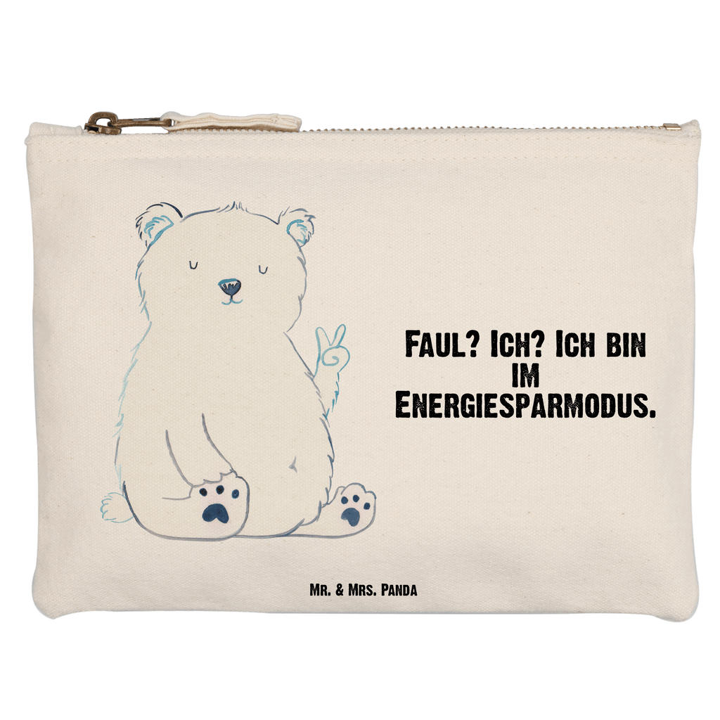 Schminktasche Eisbär Faul Schminktasche, Kosmetiktasche, Kosmetikbeutel, Stiftemäppchen, Etui, Federmappe, Makeup, XXL, Schminketui, Kosmetiketui, Schlamperetui, Bär, Teddy, Teddybär, Eisbär, Nordpol, Faul, Entspannen, Relaxen, Büro, Arbeit, Bürojob, Arbeitsplatz, Homeoffice