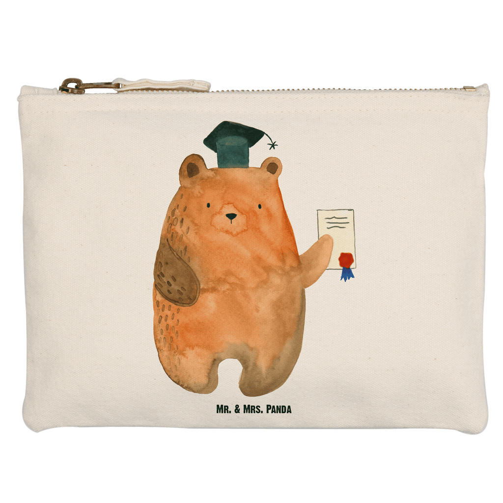 Schminktasche Prüfungsbär Schminktasche, Kosmetiktasche, Kosmetikbeutel, Stiftemäppchen, Etui, Federmappe, Makeup, XXL, Schminketui, Kosmetiketui, Schlamperetui, Bär, Teddy, Teddybär, Abitur, Prüfungen, Prüfung bestanden, Abschluss, Zeugnis, Abschlusszeugnis