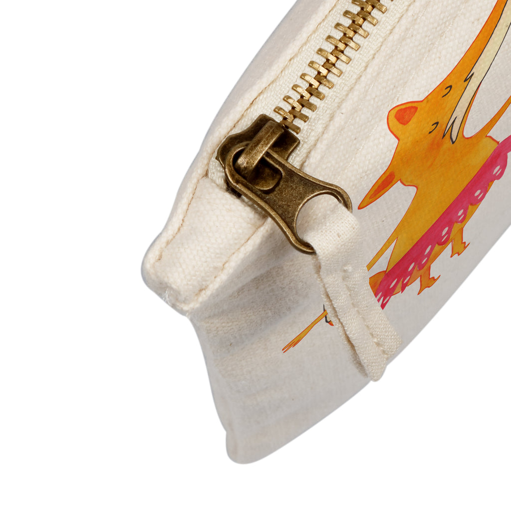 Schminktasche Fuchs Ballerina Schminktasche, Kosmetiktasche, Kosmetikbeutel, Stiftemäppchen, Etui, Federmappe, Makeup, XXL, Schminketui, Kosmetiketui, Schlamperetui, Fuchs, Fuchs Spruch, Füchse, Füchsin, Ballerina, Ballett, Tänzerin, Tanzen, Party, Einladung, Geburtstag