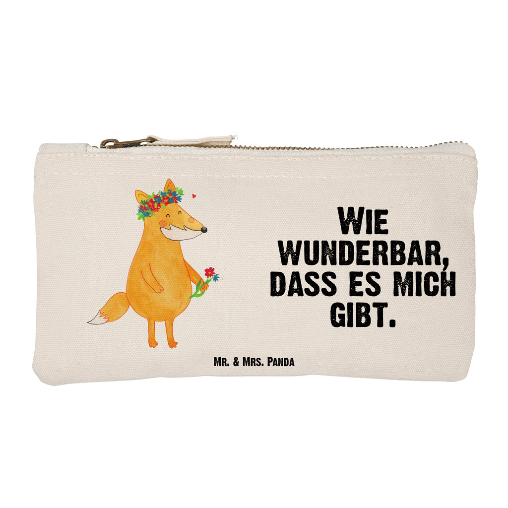 Schminktasche Fuchs Blumenliebe Schminktasche, Kosmetiktasche, Kosmetikbeutel, Stiftemäppchen, Etui, Federmappe, Makeup, XXL, Schminketui, Kosmetiketui, Schlamperetui, Fuchs, Füchse, Fox, Liebe, Freundin, Fuchsmädchen, Blumenmädchen, Freundinnen, Liebesbeweis, Blume, Blumen, Motivation, Freude, ich, mich, Selbstliebe