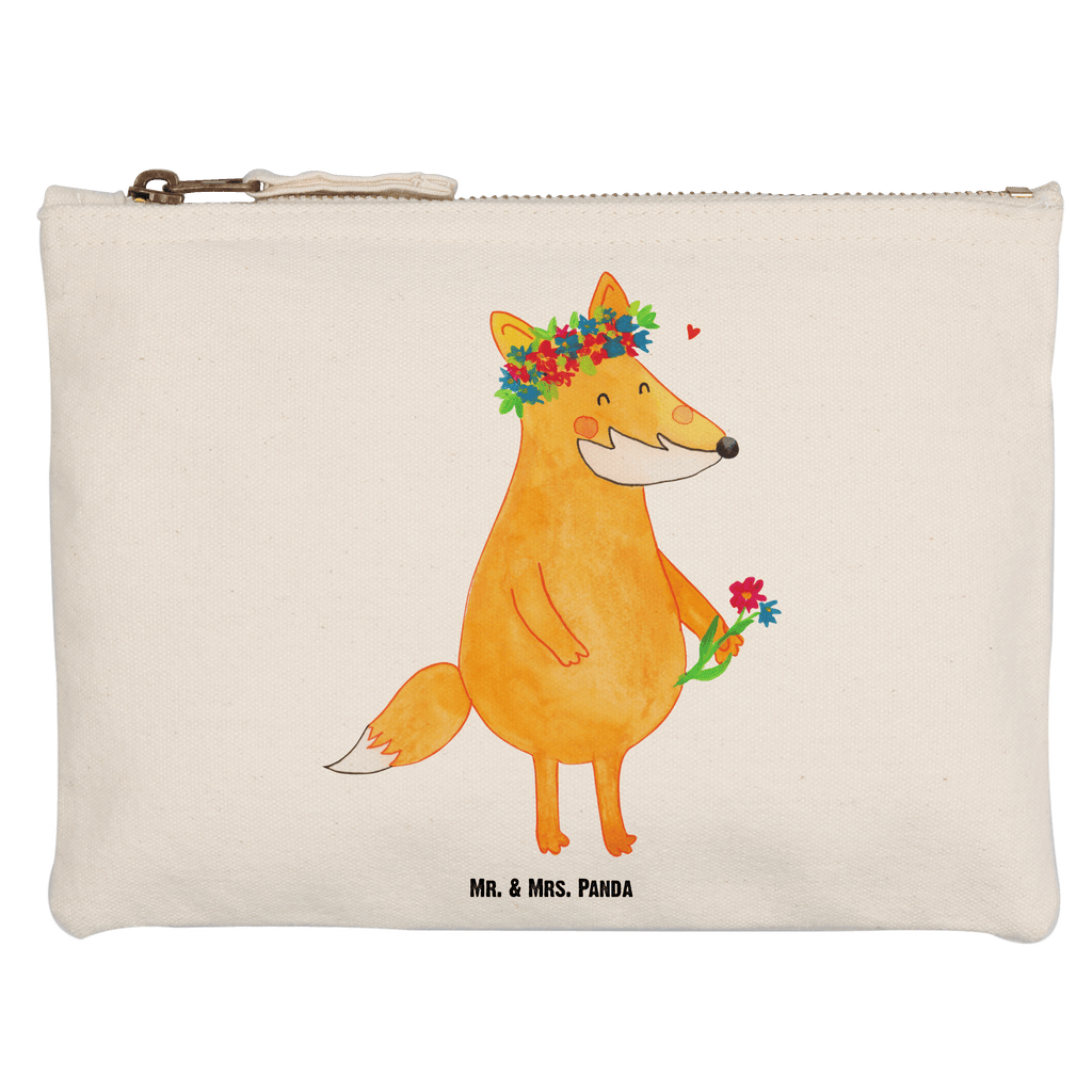 Schminktasche Fuchs Blumenliebe Schminktasche, Kosmetiktasche, Kosmetikbeutel, Stiftemäppchen, Etui, Federmappe, Makeup, XXL, Schminketui, Kosmetiketui, Schlamperetui, Fuchs, Füchse, Fox, Liebe, Freundin, Fuchsmädchen, Blumenmädchen, Freundinnen, Liebesbeweis, Blume, Blumen, Motivation, Freude, ich, mich, Selbstliebe