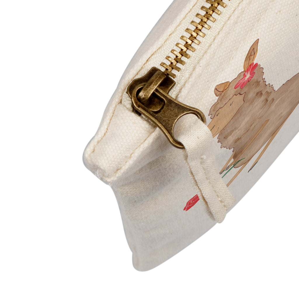 Schminktasche Alpaka Blume Schminktasche, Kosmetiktasche, Kosmetikbeutel, Stiftemäppchen, Etui, Federmappe, Makeup, XXL, Schminketui, Kosmetiketui, Schlamperetui, Alpaka, Lama, Blume, Lamas, Alpaka Zitat, Alpaka Spruch, Alpaka Dekor, Alpaka Geschenk, Alpaka Dekoration, Alpaka Witz, Motiv Alpaka