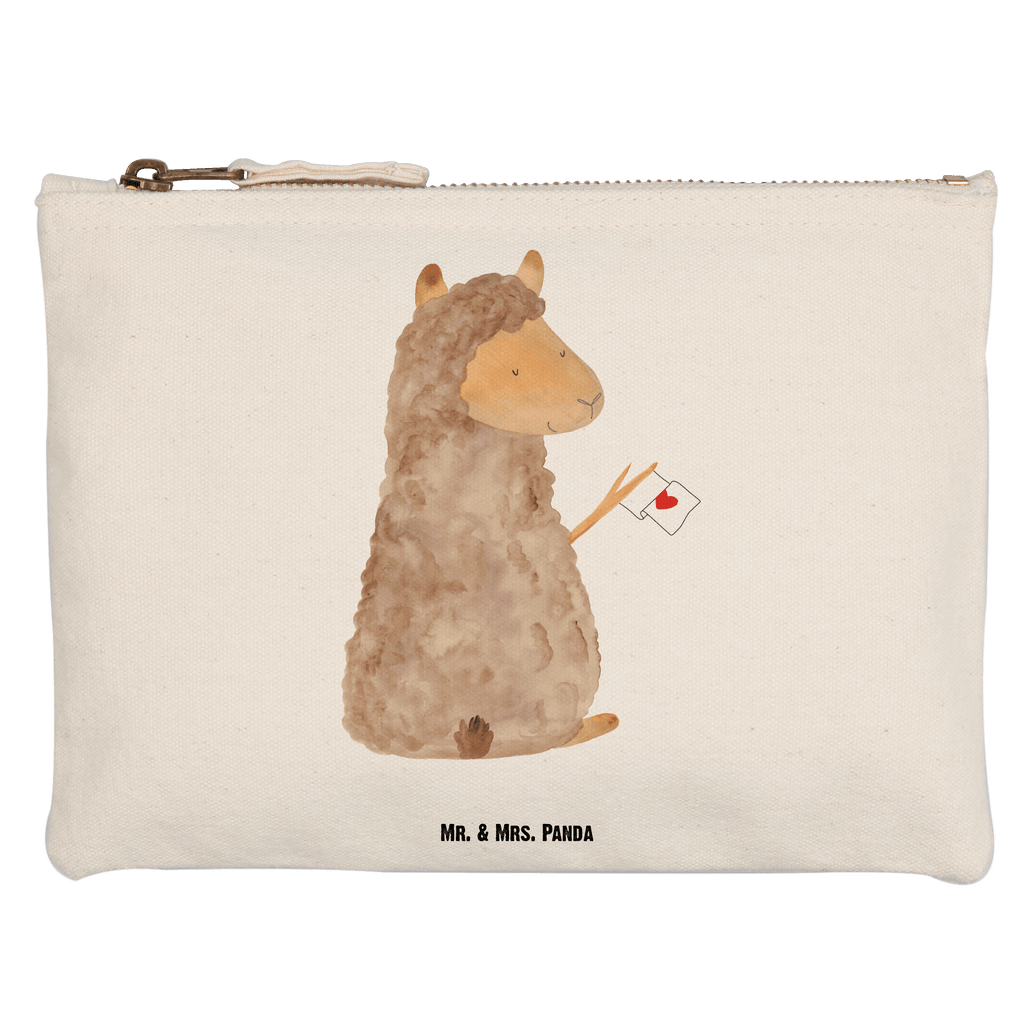 Schminktasche Alpaka Fahne Schminktasche, Kosmetiktasche, Kosmetikbeutel, Stiftemäppchen, Etui, Federmappe, Makeup, XXL, Schminketui, Kosmetiketui, Schlamperetui, Alpaka, Lama, Alpakas, Lamas, Liebe