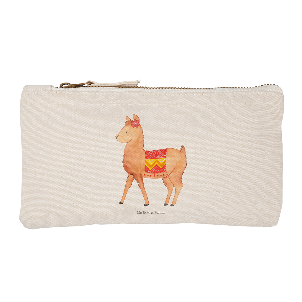 Schminktasche Alpaka stolz Schminktasche, Kosmetiktasche, Kosmetikbeutel, Stiftemäppchen, Etui, Federmappe, Makeup, XXL, Schminketui, Kosmetiketui, Schlamperetui, Alpaka, Lama