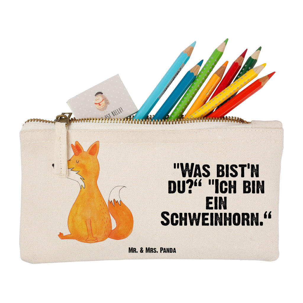 Schminktasche Fuchshörnchen Schminktasche, Kosmetiktasche, Kosmetikbeutel, Stiftemäppchen, Etui, Federmappe, Makeup, XXL, Schminketui, Kosmetiketui, Schlamperetui, Einhorn, Einhörner, Einhorn Deko, Pegasus, Unicorn, Fuchs, Unicorns, Fuchshörnchen, Fuchshorn, Foxycorn, Füchse